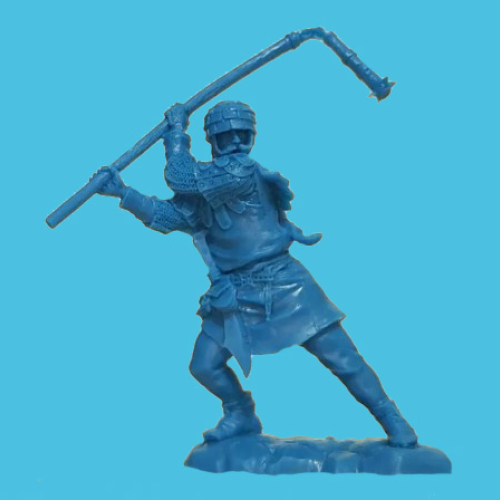 05. Hussite avec fléau d'armes à long manche.